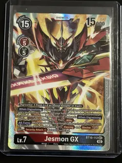 Jesmon GX BT10-112 SEC Digimon Card Game - Image 1