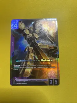Gundam Gusion Rebake LR - GD02-055 - Dual Impact Gundam TCG Card Game - Image 1