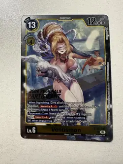 Digimon Card Game Venusmon BT10-042 2024 Regionals Participant - Image 1