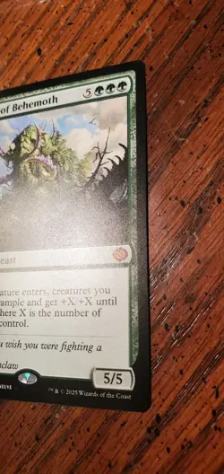 MTG Magic the Gathering Craterhoof Behemoth M 0138 ( Tarkir Dragonstorm ) NM - Image 2