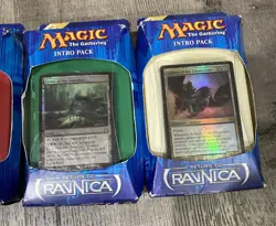 Lot Of 4 MTG Return to Ravnica Intro Packs Azorius, Izzet Magic the Gathering - Image 3
