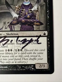 Signed ARTIST PROOF Dimir House Guard Illus John Zeleznik MTG - Image 3