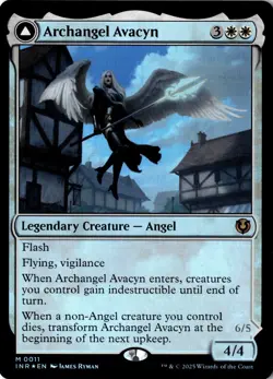 Archangel Avacyn NM/M* FOIL Innistrad Remastered ENGLISH 0011 mtg -UnltdCards - Image 1
