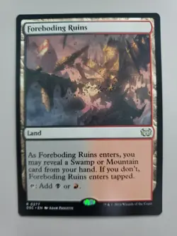 MTG Foreboding Ruins Commander: Duskmourn: House of Horror 0277 Regular Rare - Image 1