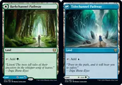 [1x] Barkchannel Pathway // Tidechannel Pathway - Foil Near Mint, English Kaldhe - Image 1