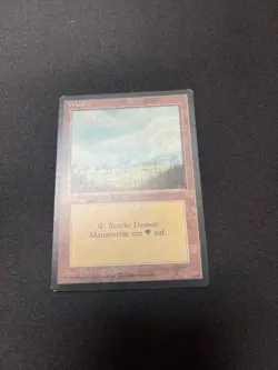 MTG Magic Foreign German FBB RARE MISPRINT: Wald "Forest Plains" - Very LP/NM! - Image 3