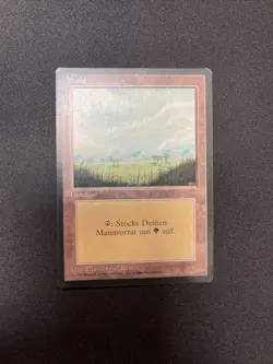 MTG Magic Foreign German FBB RARE MISPRINT: Wald "Forest Plains" - Very LP/NM! - Image 5