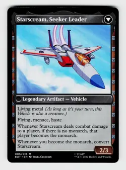 Universes Beyond: Transformers Starscream, Power Hungry 5 Legendary Artifact Cre - Image 2