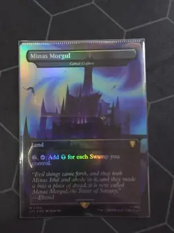 MTG 1x Minas Morgul Cabal Coffers LTC Lord Rings FOIL ⭐ Misprint Crimped Error - Image 1