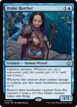 Drake Hatcher [Foundations] Magic MTG - Image 1