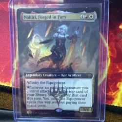 1x EXTENDED ART Nahiri, Forged in Fury, NM, MAT, Magic: the Gathering, Foil - Image 1