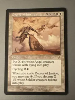 Decree Of Justice X1 Scourge Nm Cond See Pics Front/back - Image 1