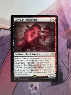 MTG - Carnage Interpreter - CLU 0025 - Ravnica: Clue Edition - Rare - Magic - Image 1