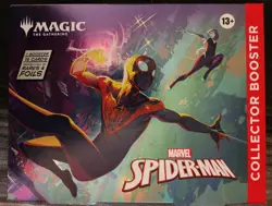 Magic: The Gathering Marvel’s Spider-Man Collector Booster NEW~SEALED In Hand! - Image 1