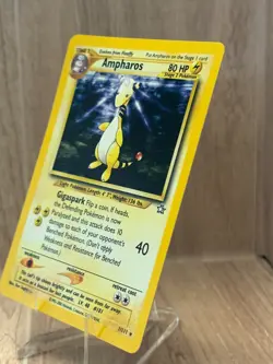 Pokemon - Ampharos [1995-2000 Nintendo] #1/111 Holo Rare (NM-MT) - Neo Genesis - Image 3