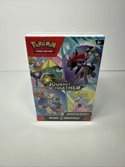 Pokemon TCG Journey Together Booster Bundle Sealed - Scarlet Violet - 6 Packs - Image 1