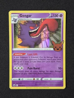 Pokemon TCG Trick or Trade 2022: Gengar (Holo Rare Stamped) 57/198 (NM) - Image 1