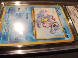 Pokemon 1999 Japanese Totodile Neo Premium File CGC 10 GEM MINT - Image 3