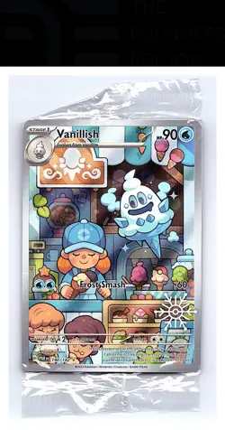 Vanillish #190/182 Pokemon 2025 Holiday Calendar Promo - Image 1