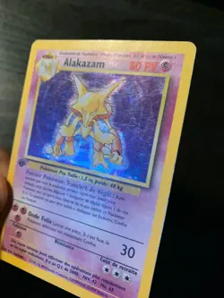 Carte Pokemon : Alakazam 1/102 Edition 1 Set de Base Wizards Francaise - Image 4