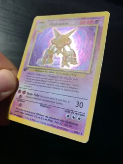 Carte Pokemon : Alakazam 1/102 Edition 1 Set de Base Wizards Francaise - Image 5
