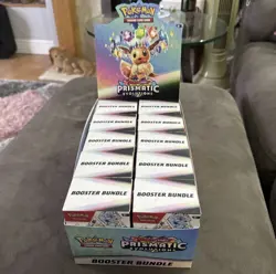 Pokemon TCG: S & V Prismatic Evolutions Booster Bundle Display csea i - Image 2