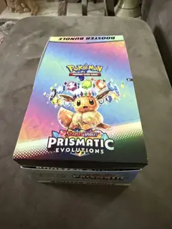 Pokemon TCG: S & V Prismatic Evolutions Booster Bundle Display csea i - Image 3