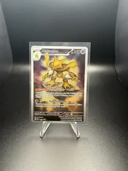 2025 Pokemon MEP Black Star Promos EN Alakazam #009 (Great Centering!) - Image 1