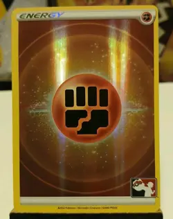 Fighting Energy (Prize Pack Series 1) Pokemon Play! Holo Mint Condition - Image 1