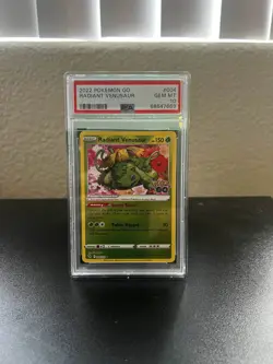2022 Pokemon Go Radiant Venusaur #004 PSA 10 - Image 3