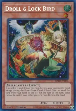 Droll & Lock Bird ALT ART - RA02-EN006 - Secret Rare - Yugioh - Image 1