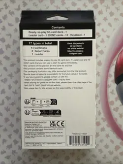 One Piece Card Game ST12 Starter Deck English Bandai Zoro & Sanji Sealed Box New - Image 2