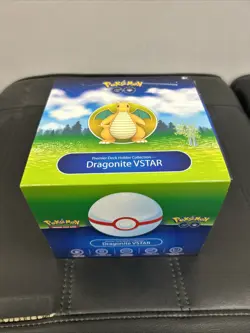 Dragonite Vstar Box Pokemon Go Deck Holder - Open - No Cards Just PokeBall - Image 1