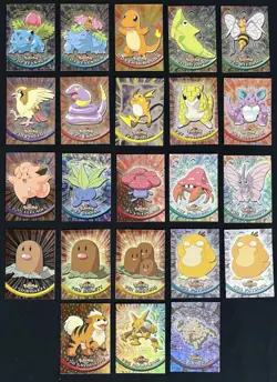 Topps Pokemon Card Collection Holographic 23 Cards (incomplete) NM-LP - Image 1