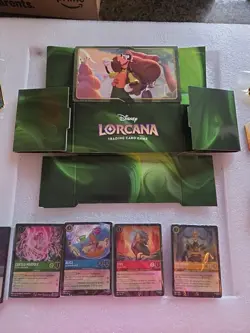 NEW Disney Lorcana Fabled Promos - Complete - Pins, Foil Cards, counter & More - Image 1