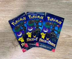 3 Pack Pokemon TCG Trick or Trade Booster Packs 2023 2024 Halloween Card Bundle! - Image 2