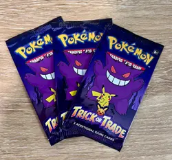 3 Pack Pokemon TCG Trick or Trade Booster Packs 2023 2024 Halloween Card Bundle! - Image 4