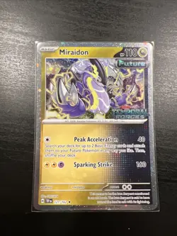 Pokemon TCG Miraidon 121/162 Temporal Forces Stamped Best Buy Promo Card - Image 1
