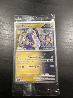Pokemon TCG Miraidon 121/162 Sealed Temporal Forces Stamped Best Buy Promo Card - Image 1