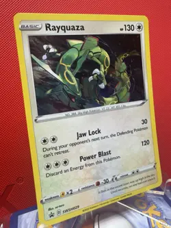 Rayquaza #SWSH029 Cosmos Holo Sword & Shield Promo Cards NM - Image 2