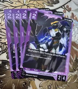 Gundam Card Game Playset Gundam Barbatos 2nd Form ST05-002 - Image 1