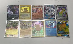 Mixed Rare Pokemon Holographic Trading Card Singles (Set Of 10) - Image 1