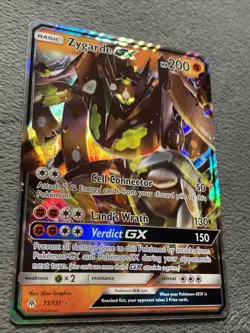 Zygarde GX 73/131 Forbidden Light 2018 Ultra Rare Holo Full Art Pokemon Card - Image 2