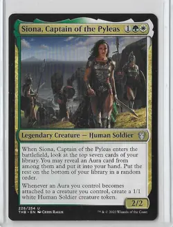 MTG Siona, Captain of the Pyleas Theros Beyond Death (THB) #226/254 Unplayed - Image 1