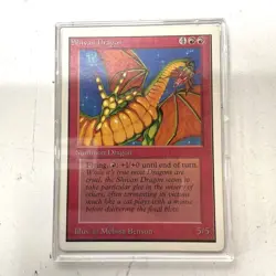 Magic: The Gathering Shivan Dragon #175 Unlimited Edition (MP) - Image 1