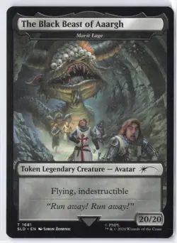The Black Beast of Aaargh - Marit Lage Token T Secret Lair Drop Series 1681 NM - Image 1