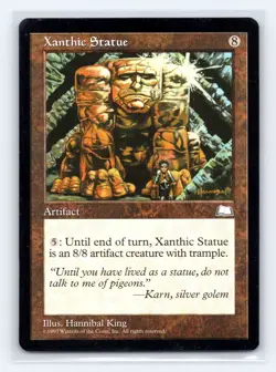 Xanthic Statue Magic The Gathering Weatherlight Near Mint - Image 1
