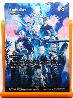 Endwalker - Brainstorm (Showcase) Foil MTG Final Fantasy Through the Ages NM/M - Image 1