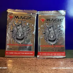 (2) MTG DUNGEONS & DRAGONS ADVENTURES IN THE FORGOTTEN REALMS Collector Booster - Image 1