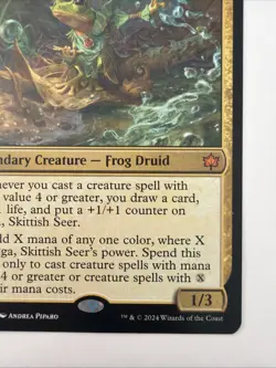 Helga, Skittish Seer Bloomburrow Regular - Image 4